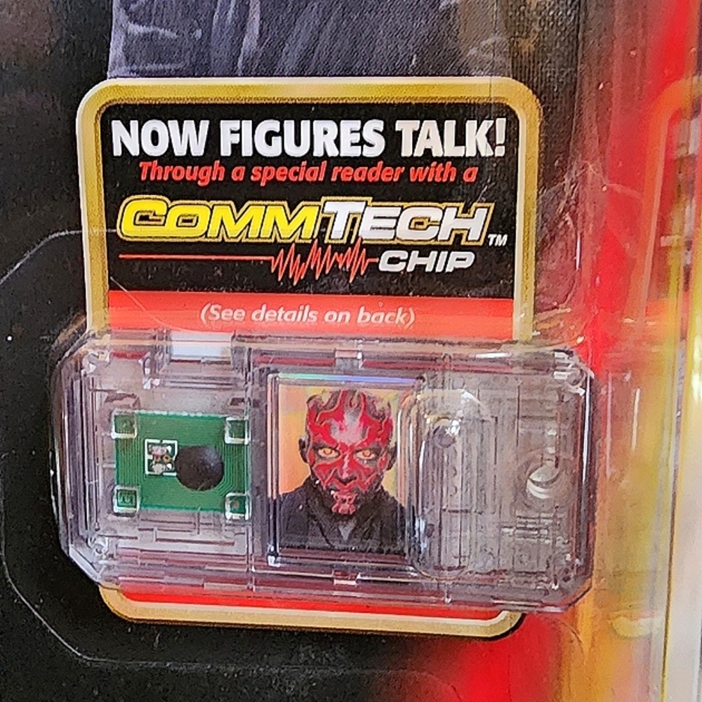 NIP!!! Star Wars Episode 1 Darth Maul X 2!! Each Includes A CommTech chip! - Picture 2 of 9